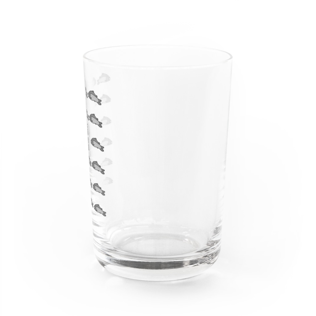 麦畑の銀鮭①(スマホケース) Water Glass :right