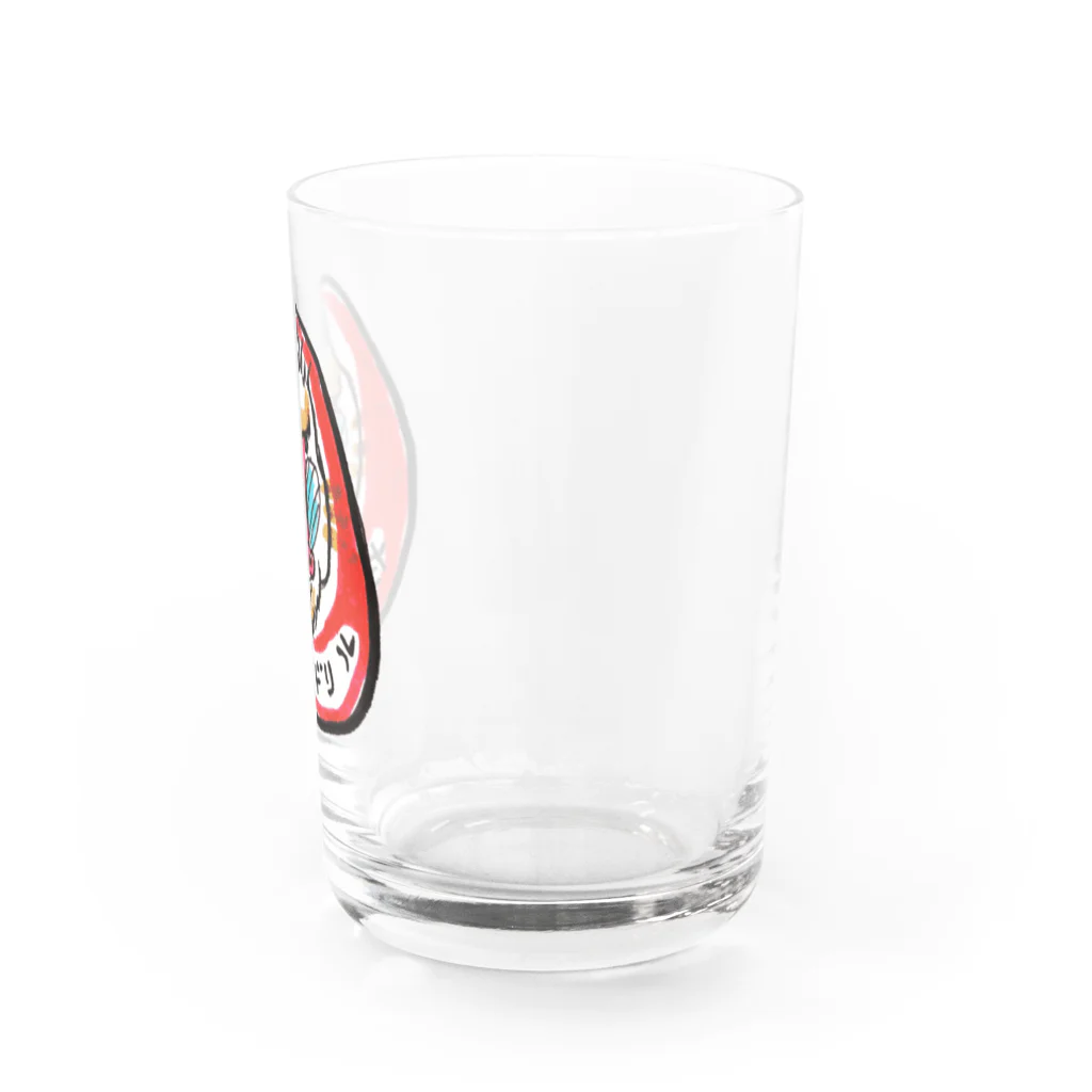 真奈美のしりとり生物だるまンドリル Water Glass :right