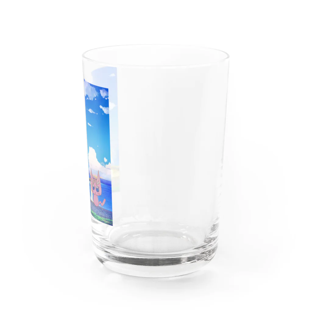 みのたの猫王子 Water Glass :right