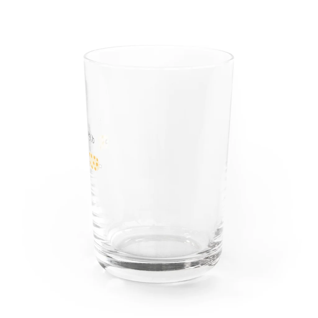 シャイニングしめじランドのうどん入りちくわ Water Glass :right