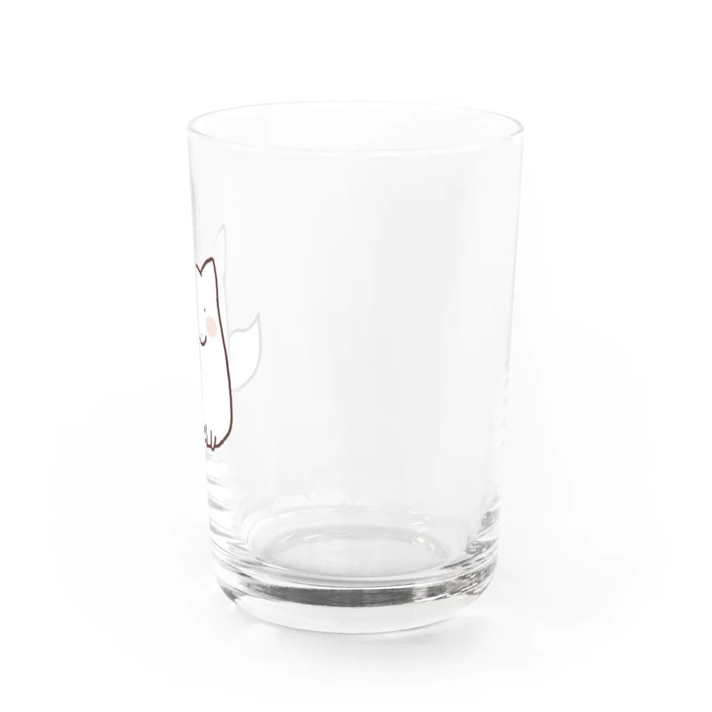 こやこ屋の白こんこんさん Water Glass :right