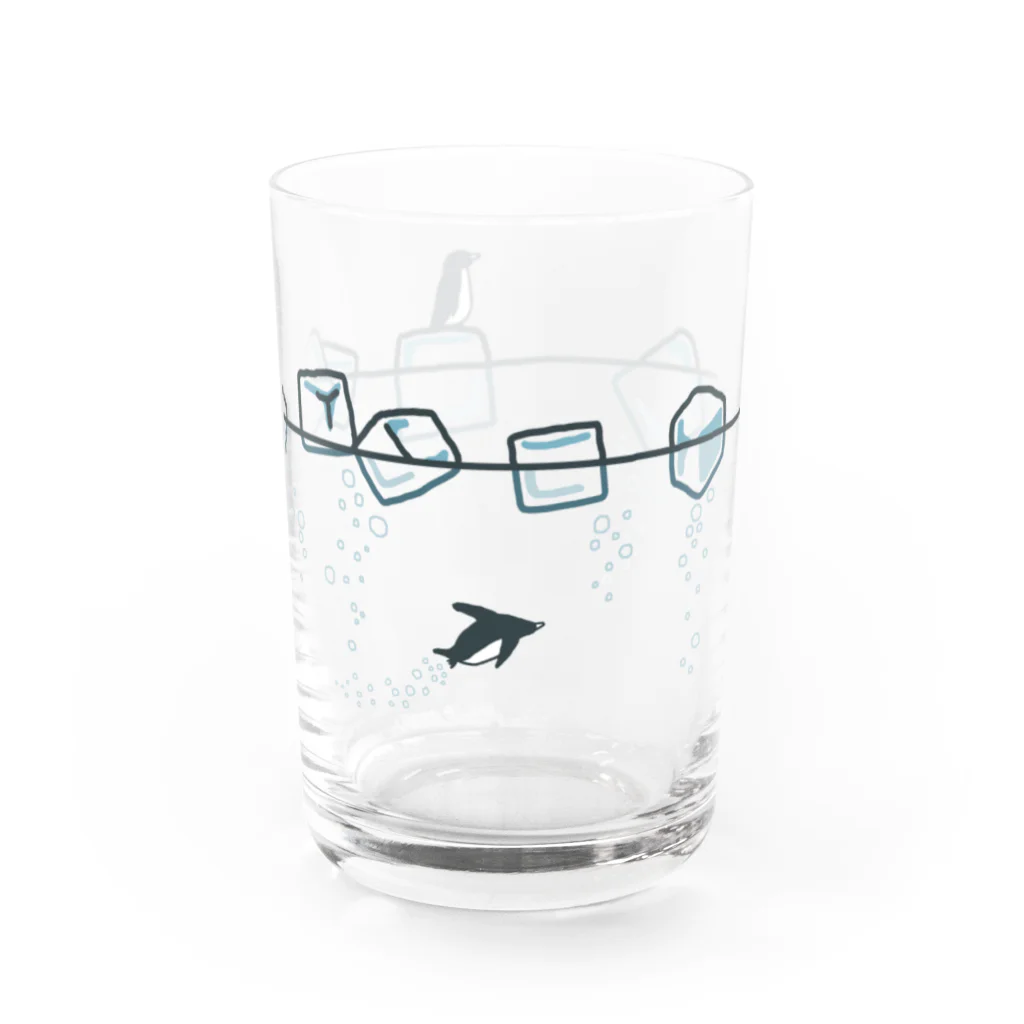 ninoのおよぐペンギン Water Glass :right