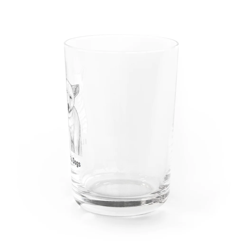 I love cats&dogs　のI Love Cats&Dogs Water Glass :right