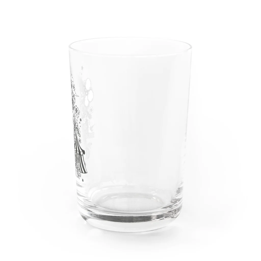 筆ペン画家 原良輔のcircus Water Glass :right