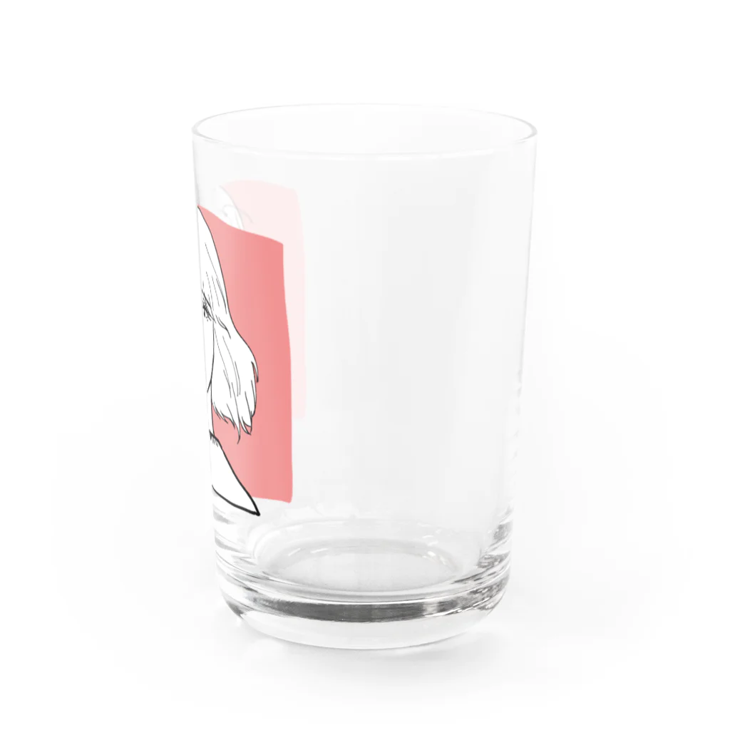 mocimiの風をうけるアンニュイガール Water Glass :right