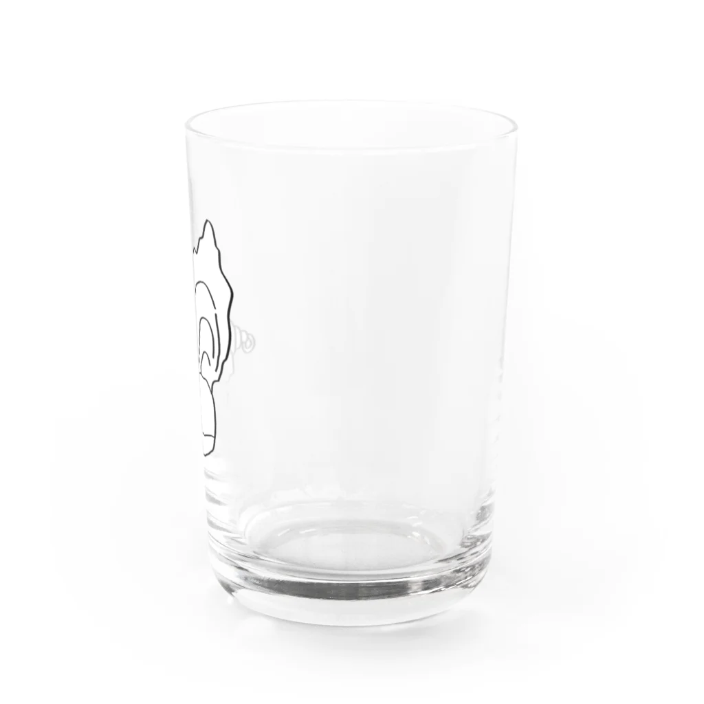 kawajitomoyoのカキの子ちやちゃん おすわり Water Glass :right