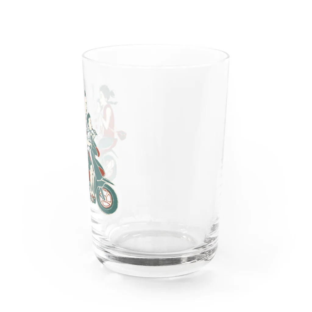 IZANAMI by Akane Yabushitaの【バリの人々】バイク家族乗り Water Glass :right