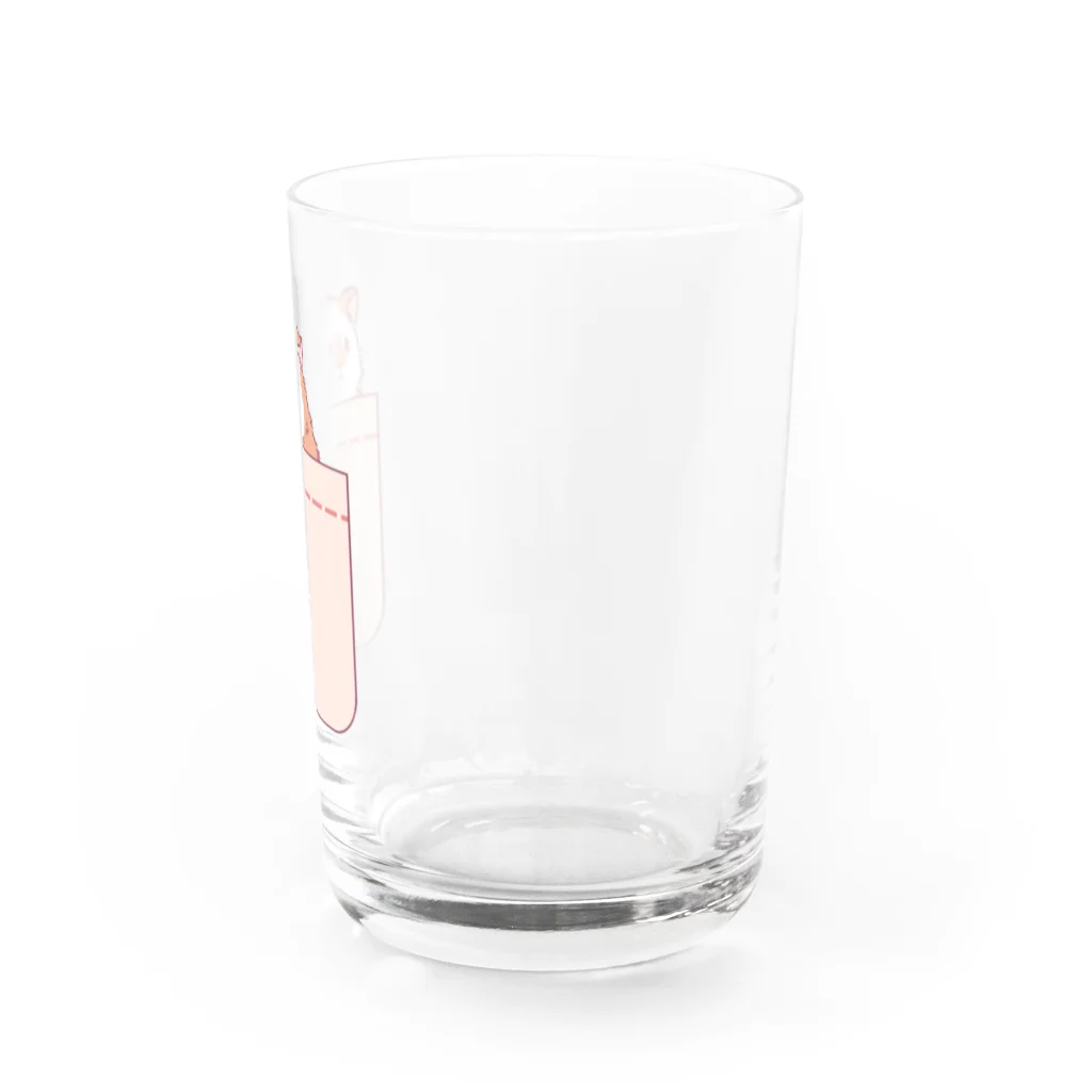 Anzu_Worldのモルモットのぽよりちゃん Water Glass :right