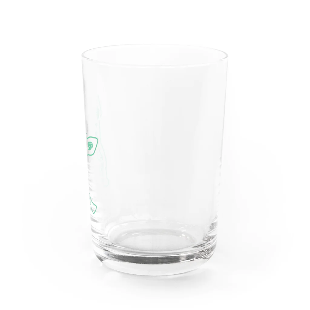 Mylily55の隣の犬 Water Glass :right