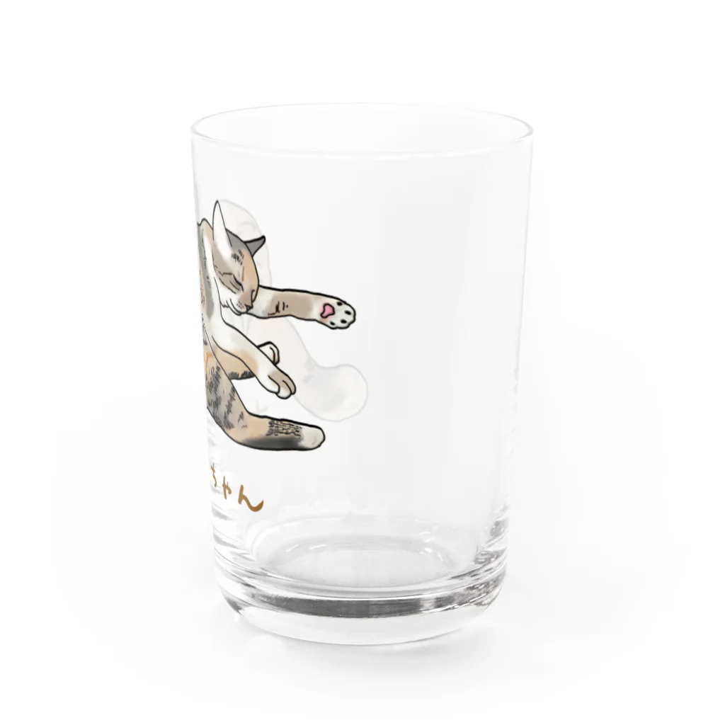 たんたん保護猫グッズのセイラちゃん Water Glass :right