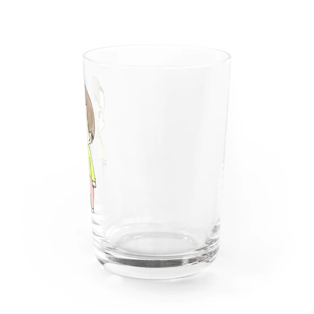 のら生活ののんちゃん Water Glass :right