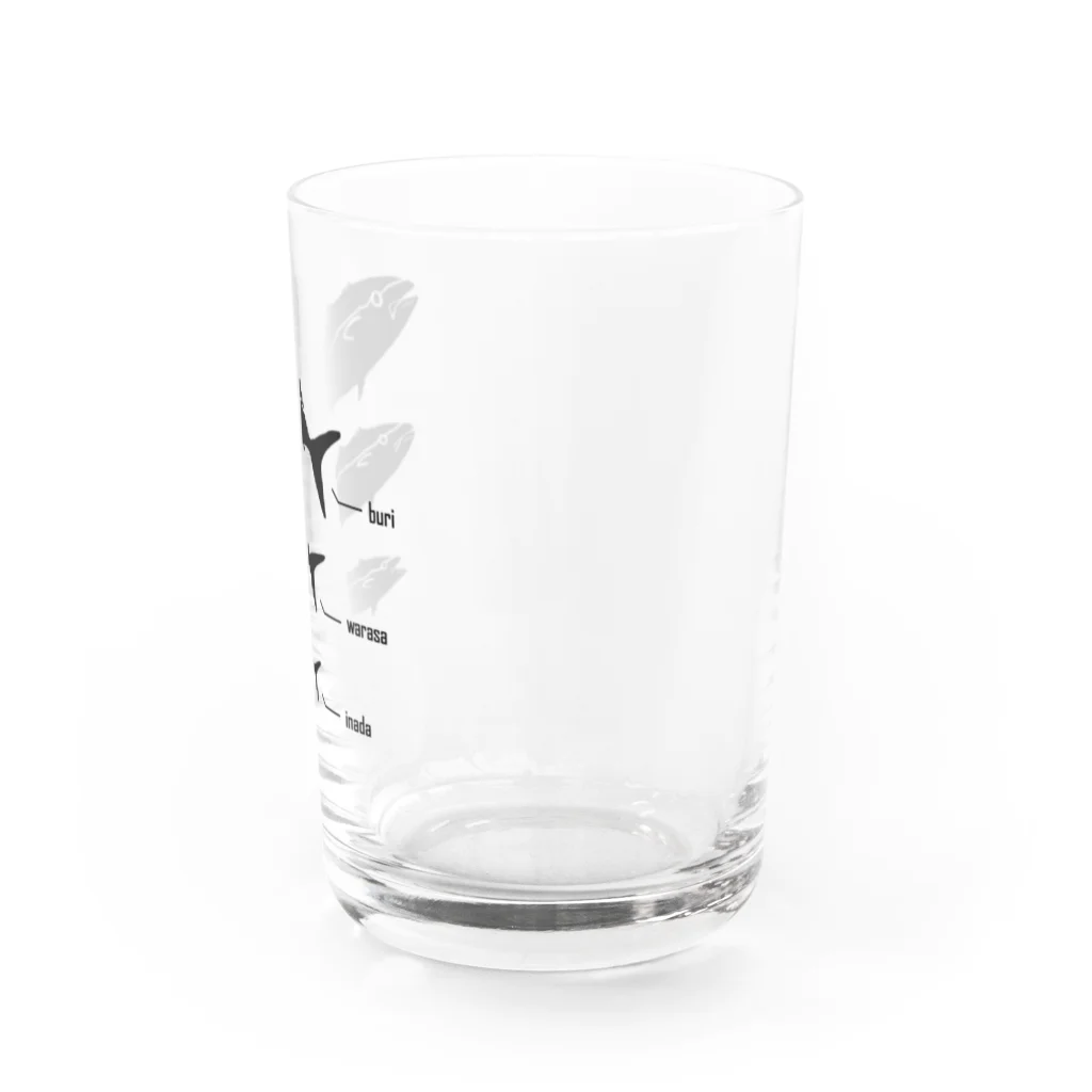nogomeのブリ・ワラサ・イナダ Water Glass :right