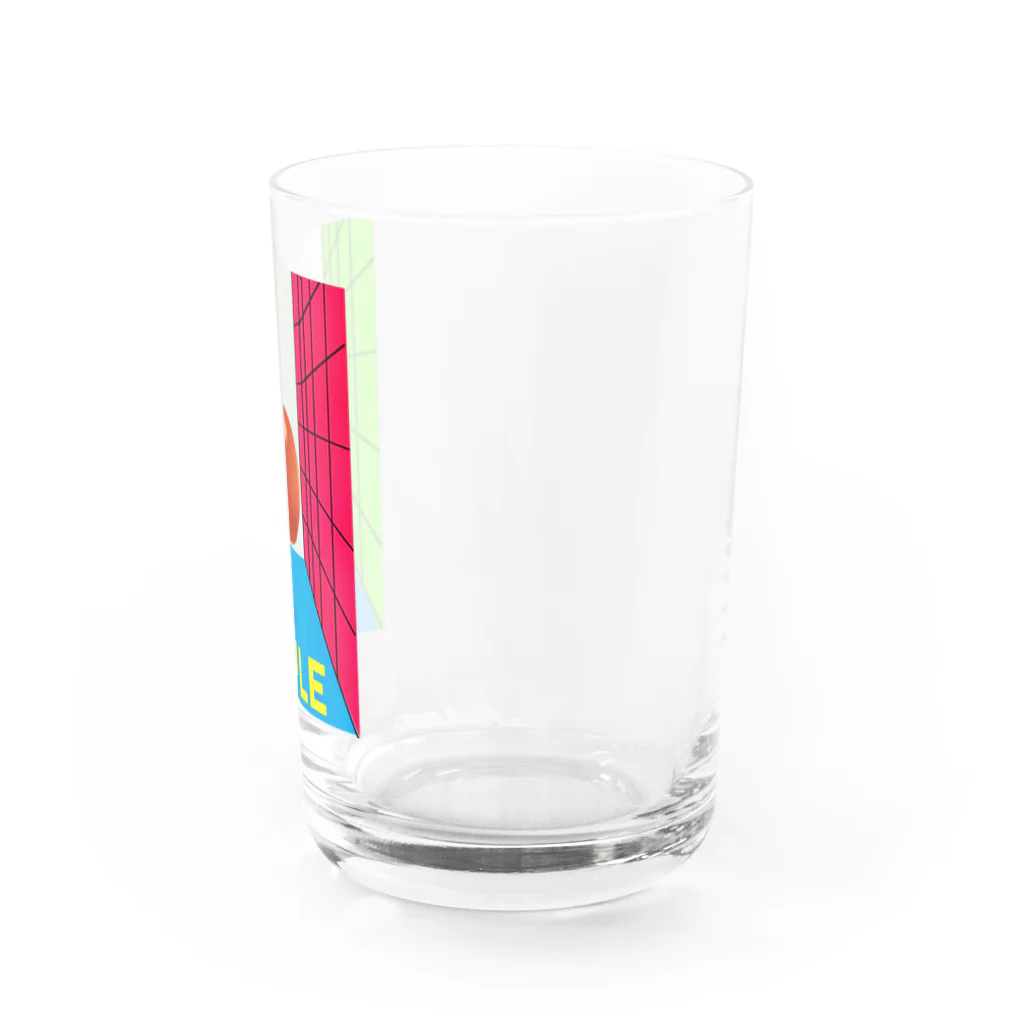 Danke Shoot Coffeeの手を伸ばした先にリンゴ Water Glass :right