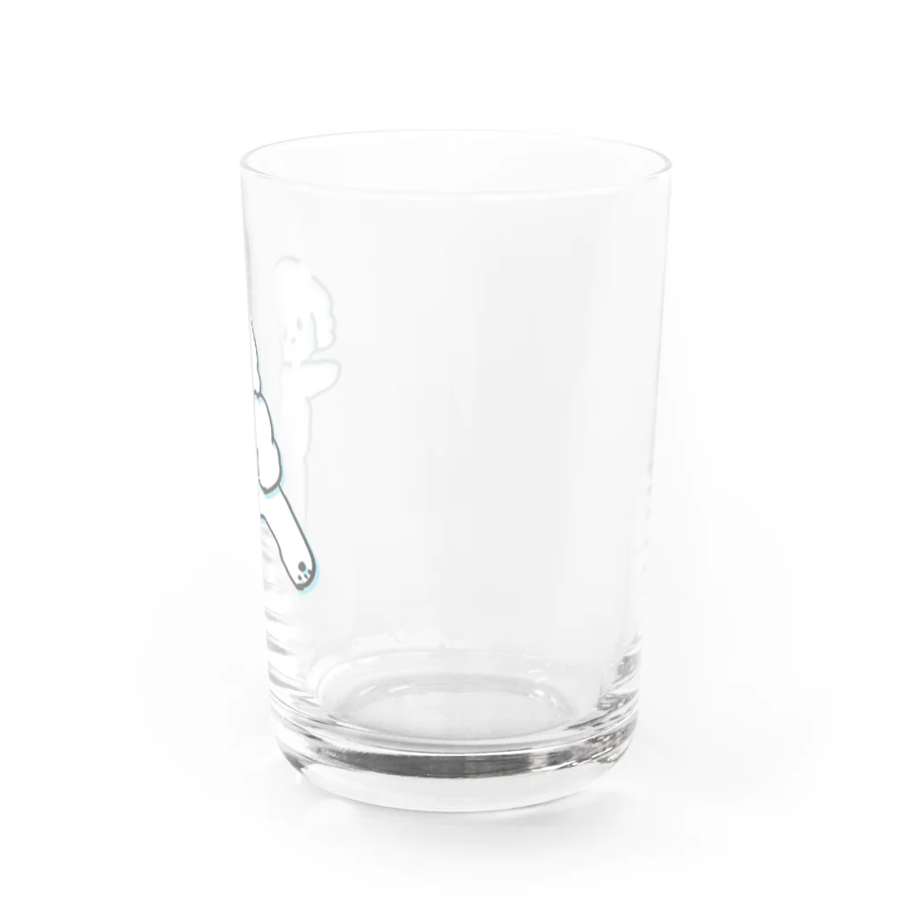 ソラリナのふわふわトイプードル1 Water Glass :right