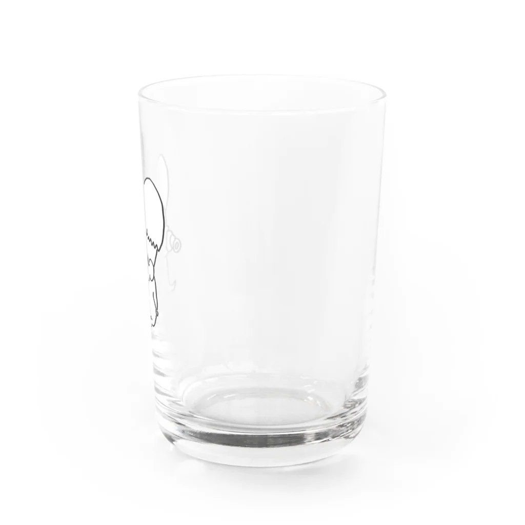 kawajitomoyoの天才0才児ちやちゃん おすわり横向き Water Glass :right