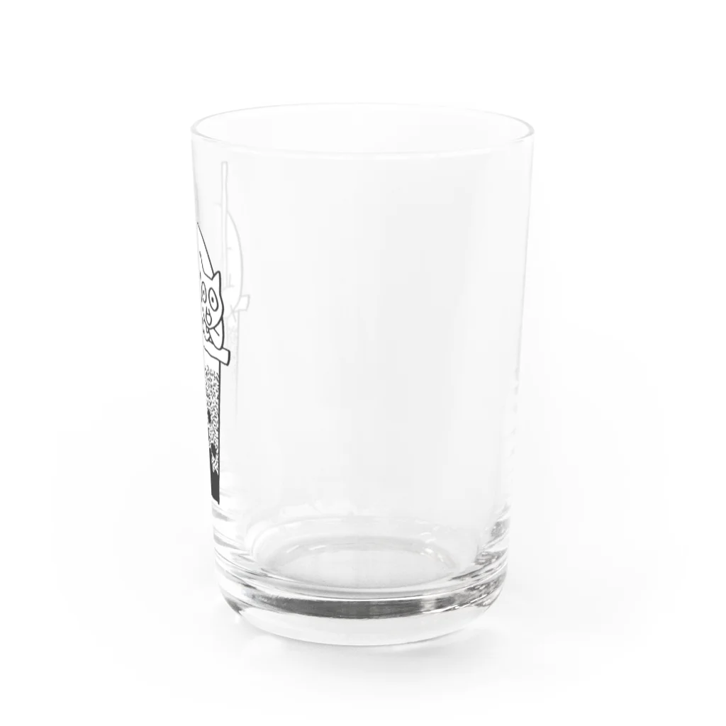 kawajitomoyoの野良猫のらねちゃん タピオカ Water Glass :right
