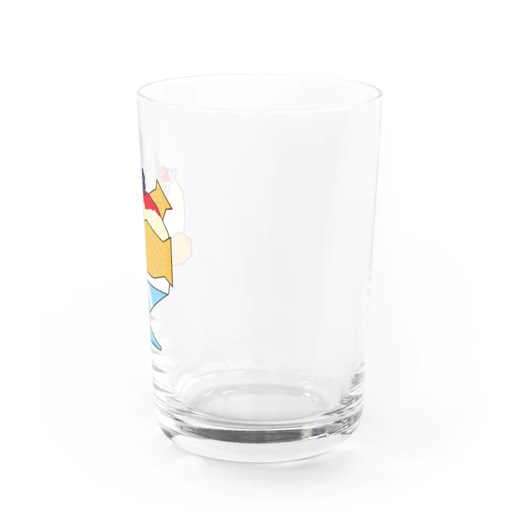 カワシマナオト/Naoto Kawashimaの浅草浪花家コラボ・グラス グラス右面