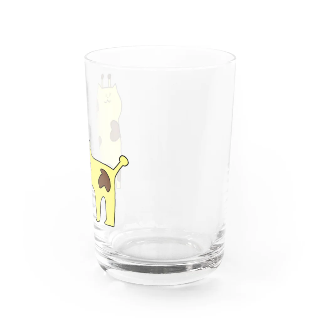 Poulet(miya)のおちつききりんさん Water Glass :right