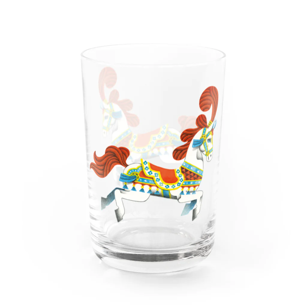 黒ねこ意匠企画室のメリーゴーランド Water Glass :right