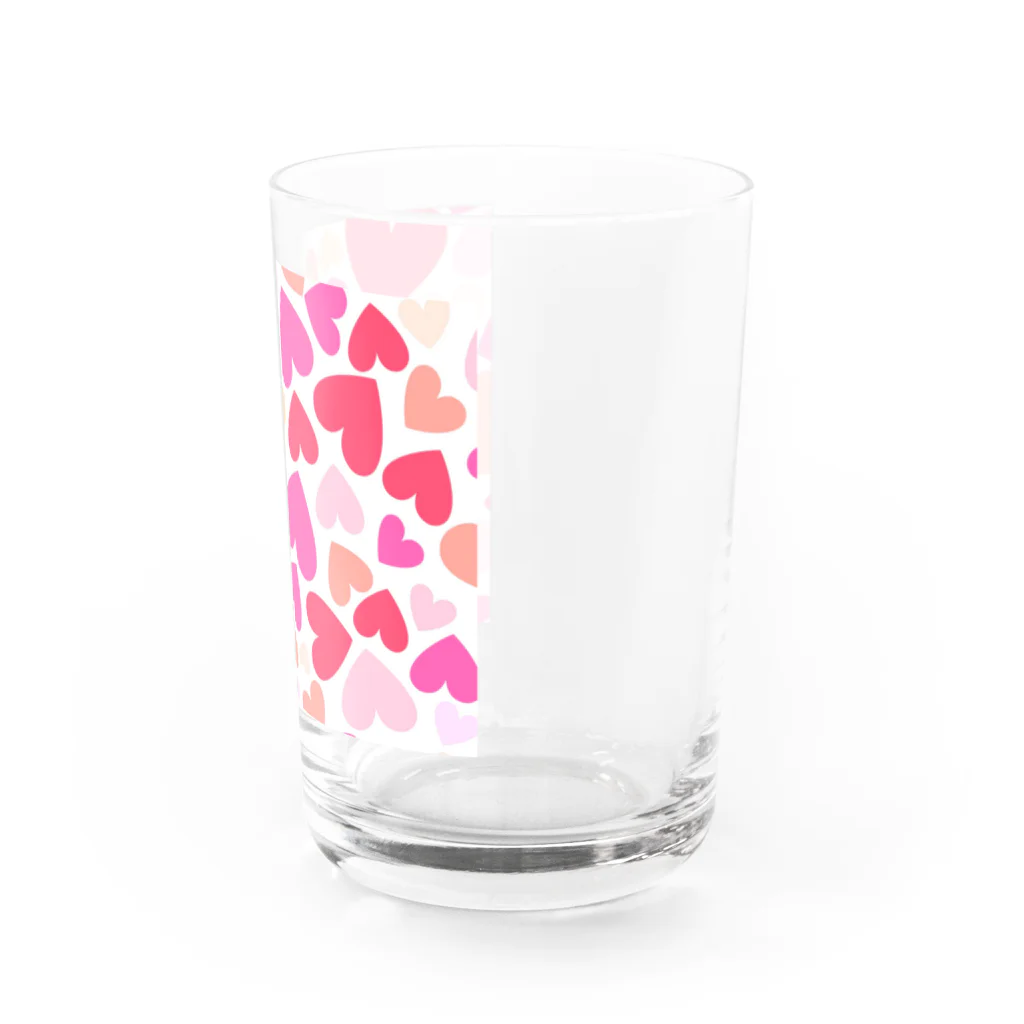 orange_honeyのハート Water Glass :right