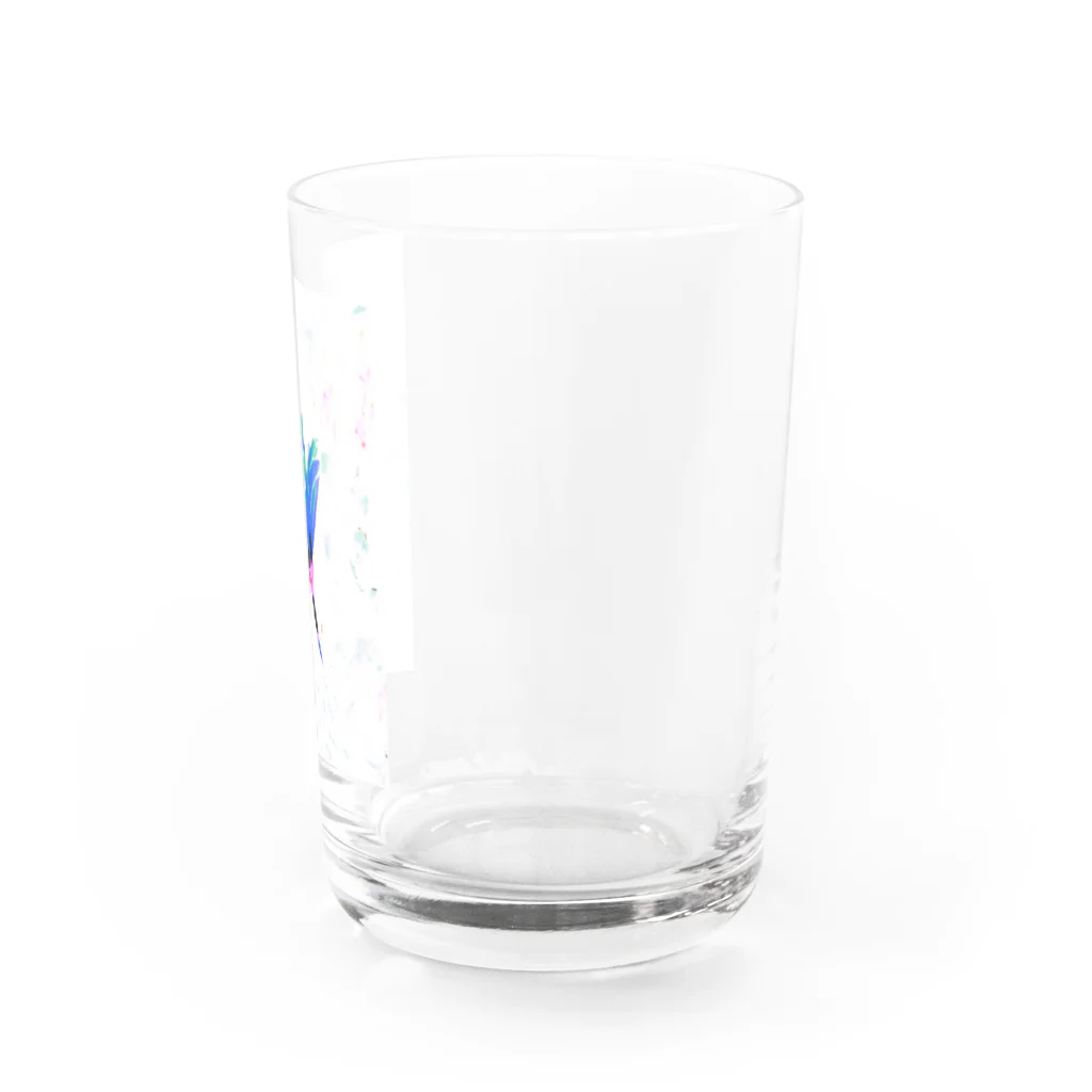 宵花火のサクヨロコビ(青) Water Glass :right