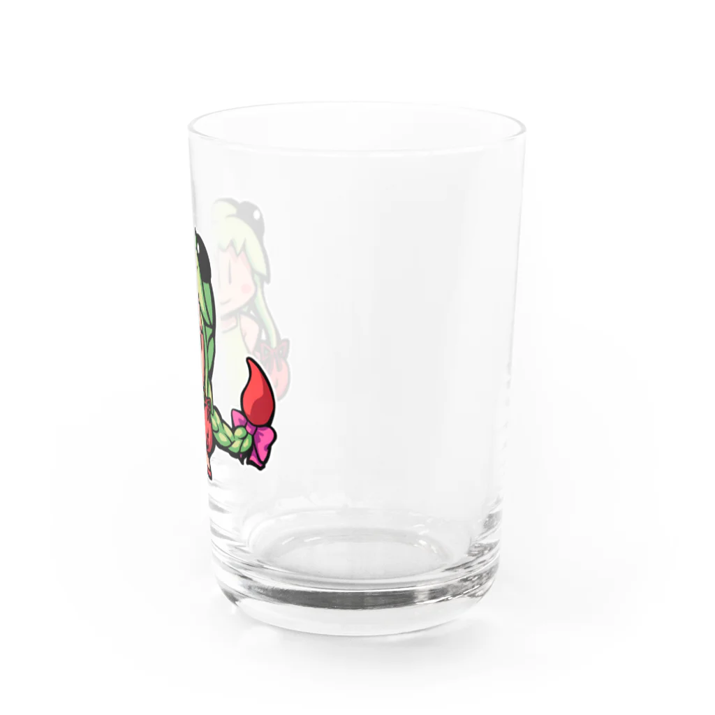 遊神ゆうきのイエローグリーンのさそりさん（蠍座） Water Glass :right