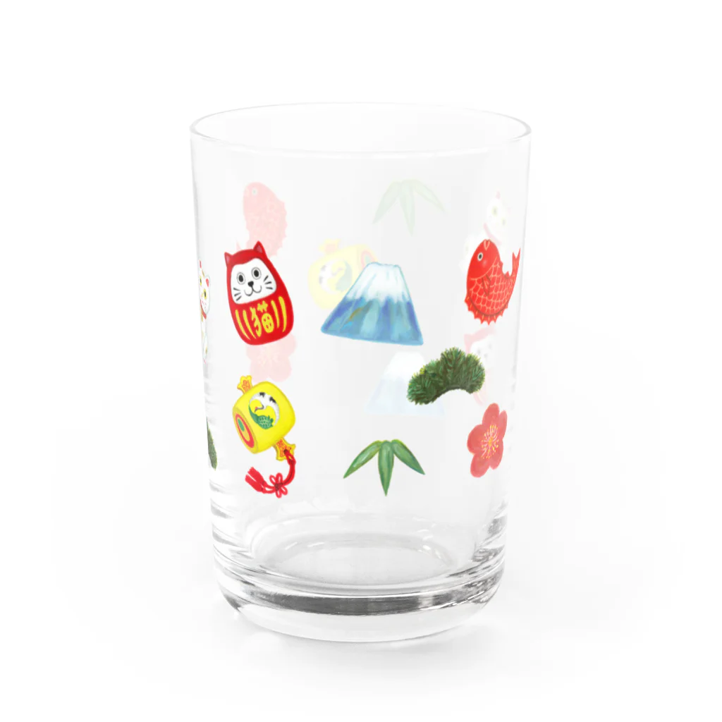 わたべ　めぐみの縁起物Mix Water Glass :right