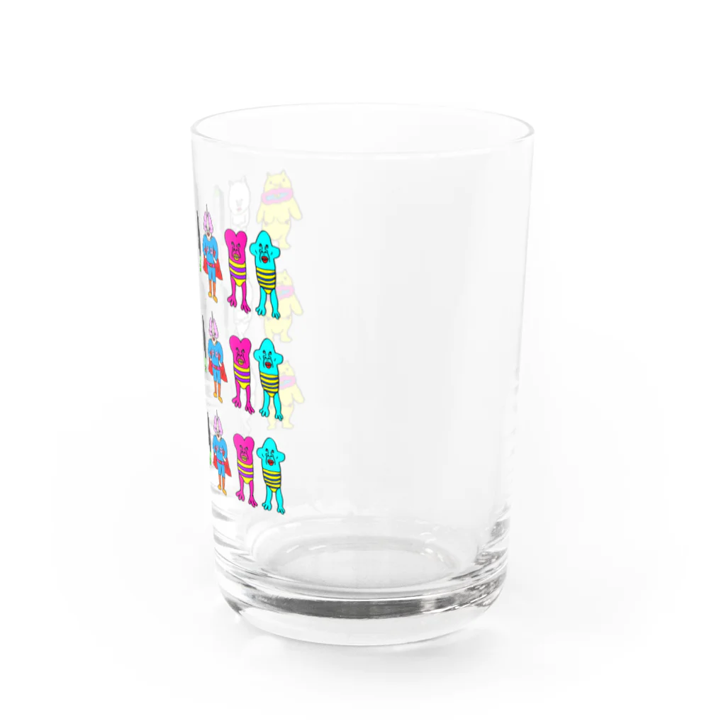 右手リアンうめもと公式のオールスターだらけ Water Glass :right