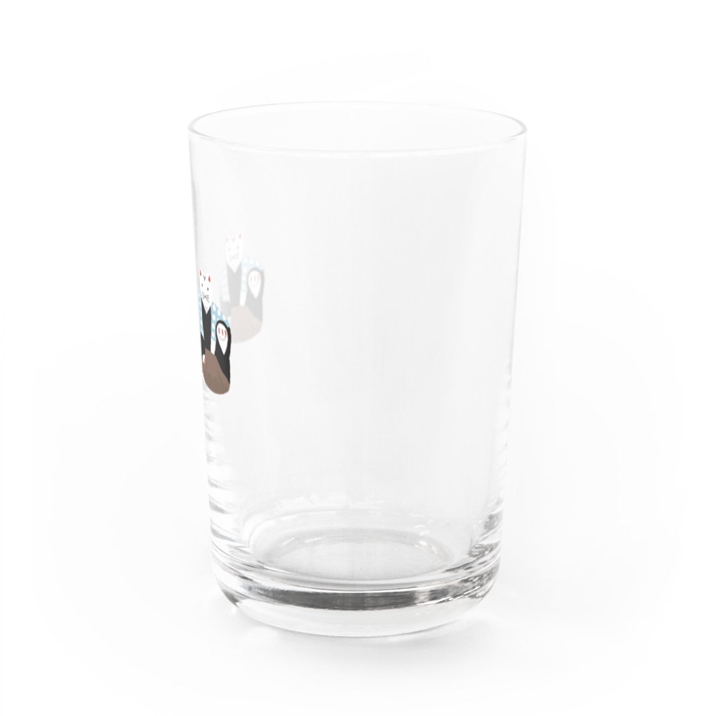 おいも商店の郷土玩具・初辰猫（はったつねこ） Water Glass :right