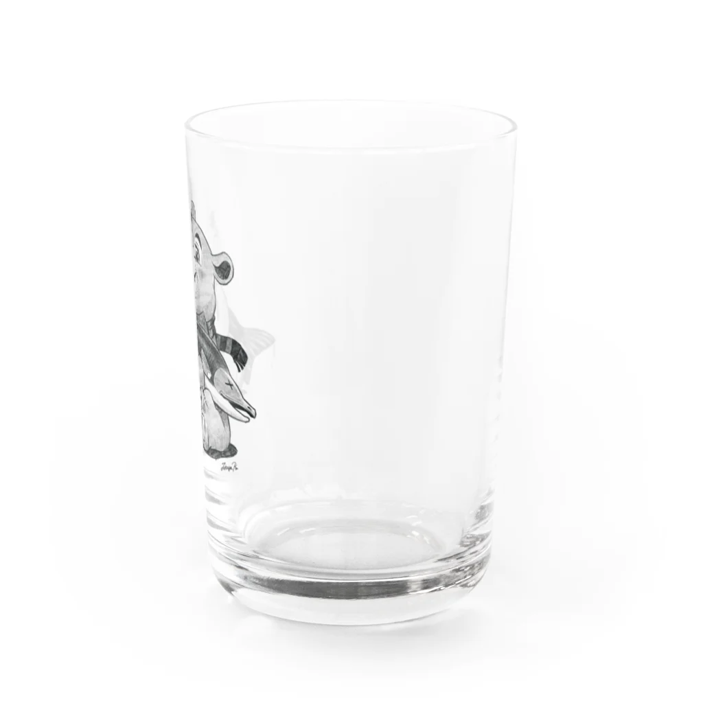 Tatsuya Artistのバーニーベア Water Glass :right