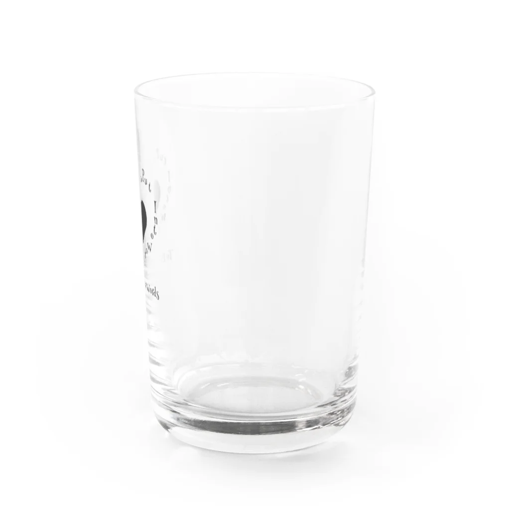 CORNのTo Put Into Words Water Glass :right