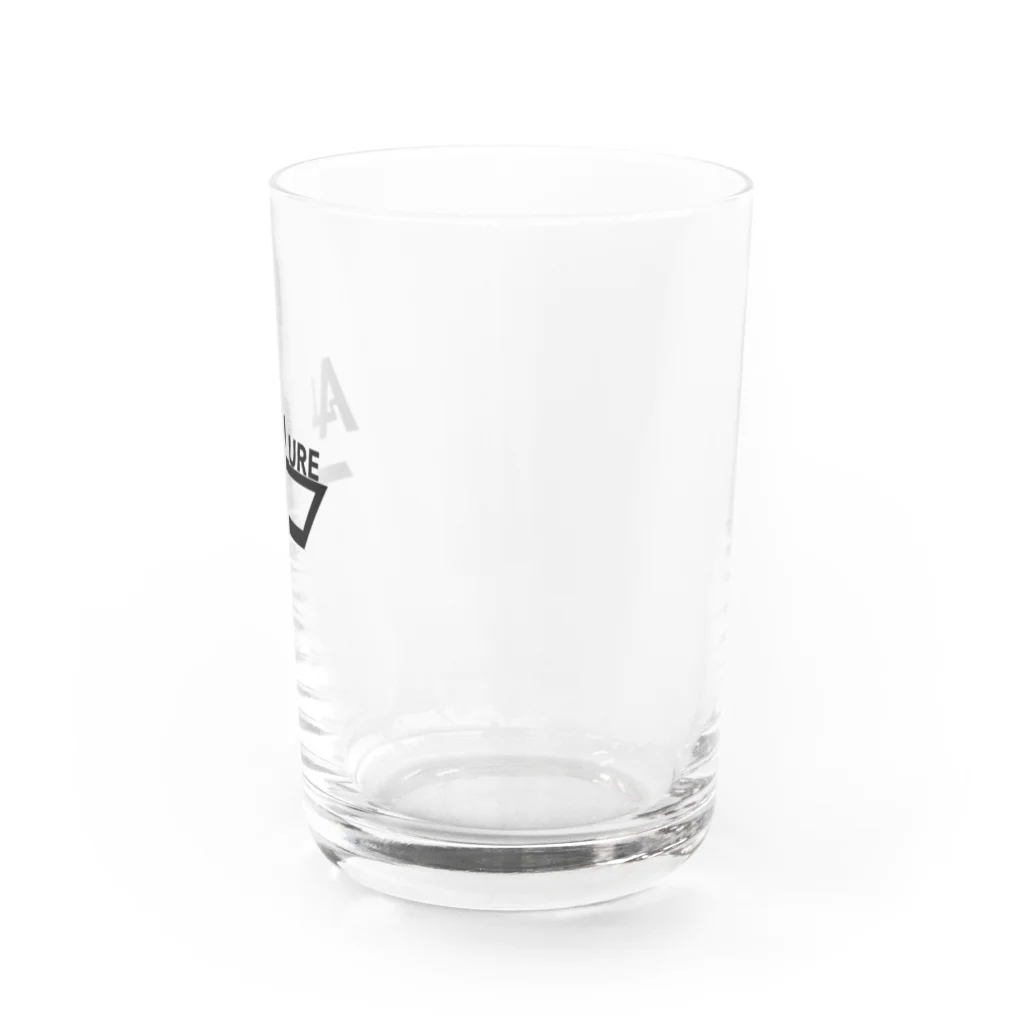 allureのallure LOGO Water Glass :right