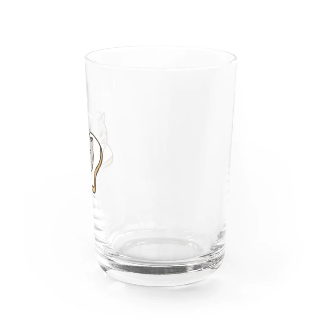 ハトヤのさっきまで食べてたパンが見当たらない Water Glass :right