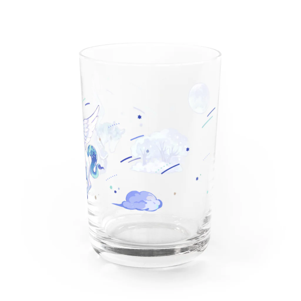 susutoukaのオパールの瞳のペガサス Water Glass :right