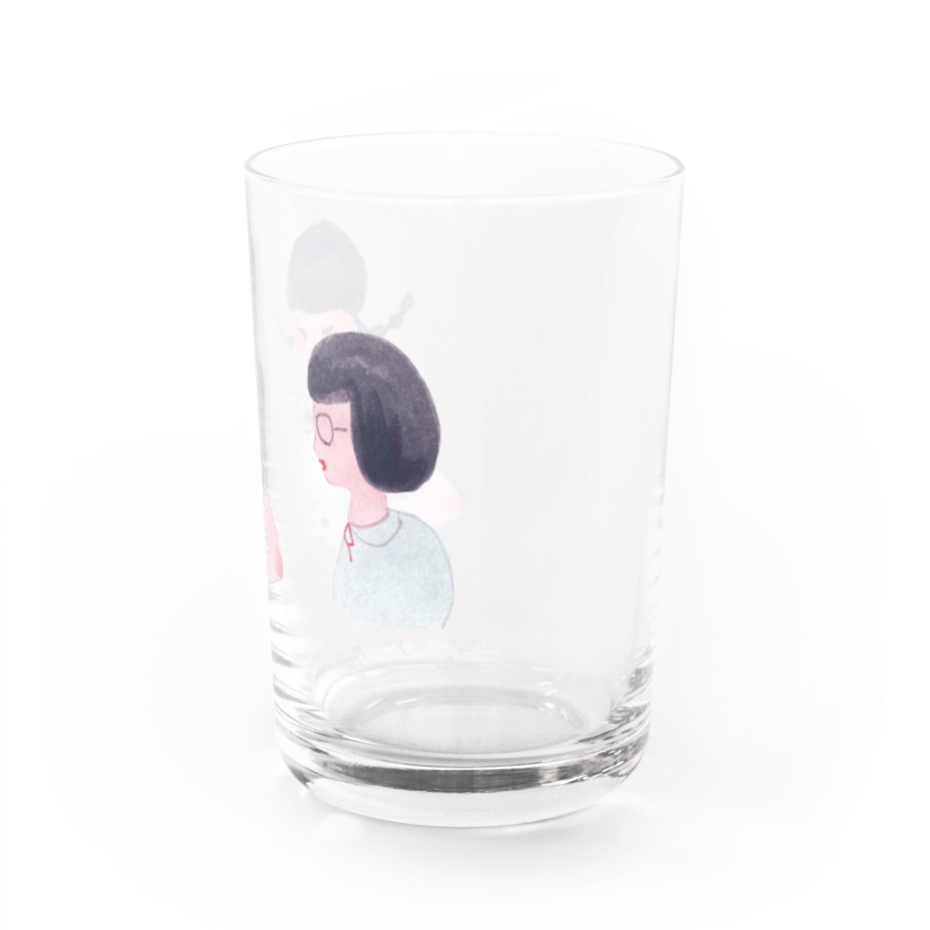itohidemi.shopのやってられっかよ Water Glass :right