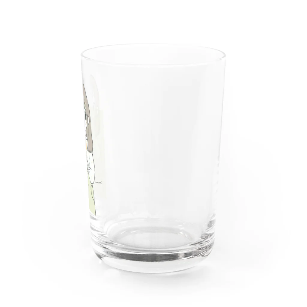 ひよこ豆の春色ちゃん Water Glass :right
