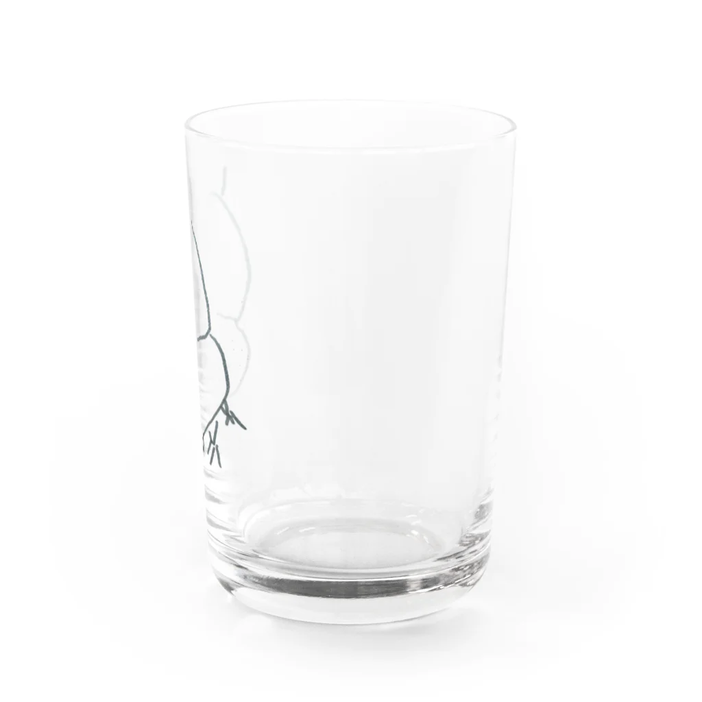 えんがわカフェの子供の描いた生き物 Water Glass :right