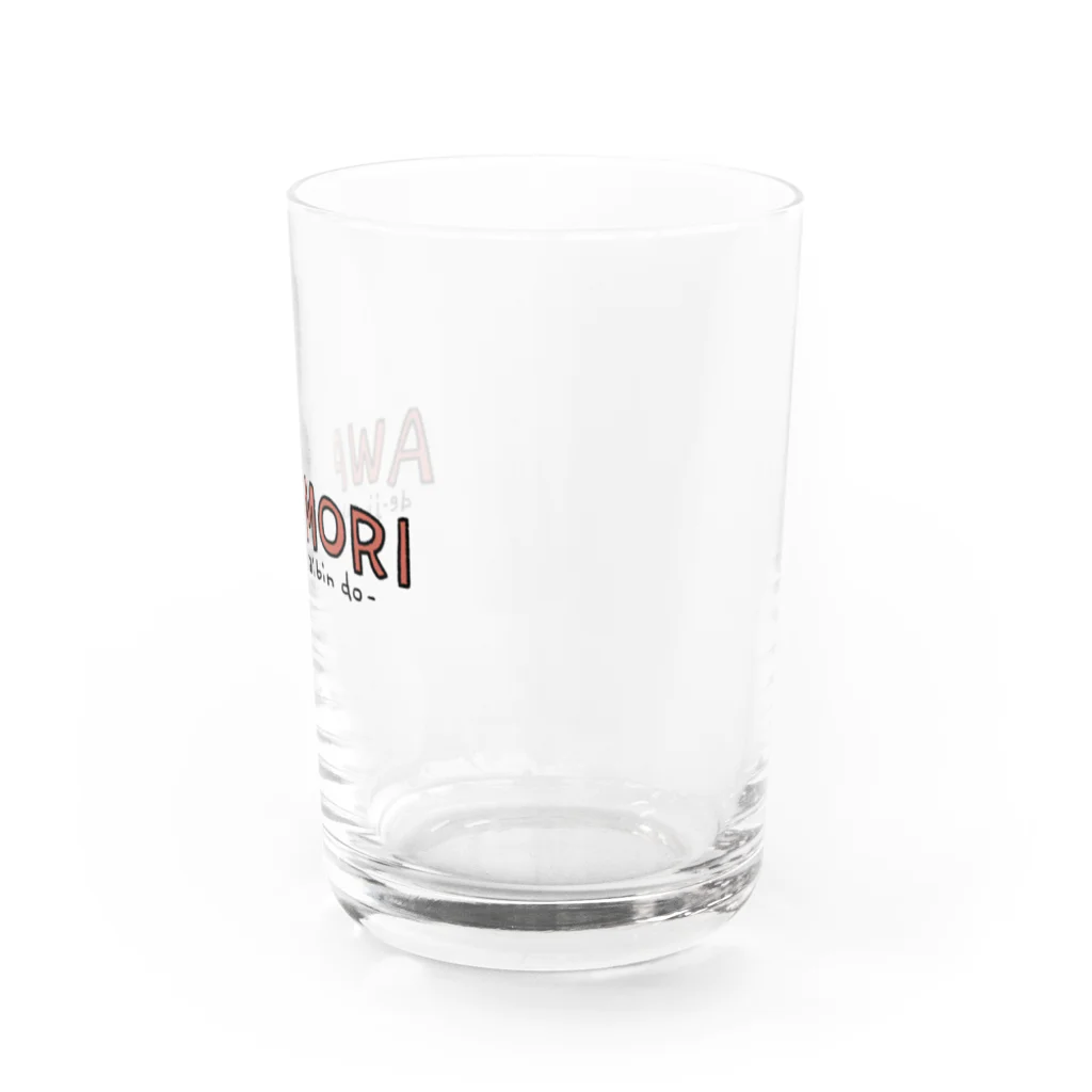 るま@沖縄グッズ販売中のあわもりでーじすきやいびんどー Water Glass :right