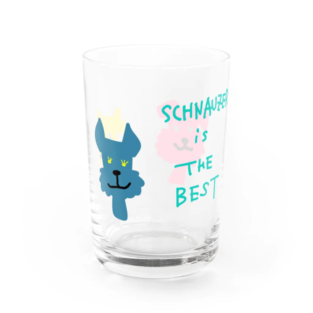 Schnauzer のSchnauzer グラス右面