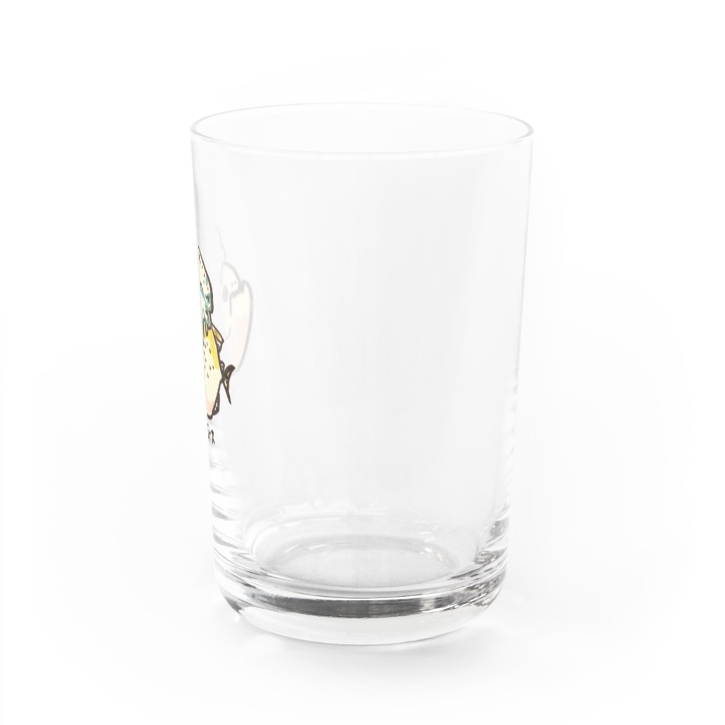 真奈美のしりとり生物ピラニアイス Water Glass :right
