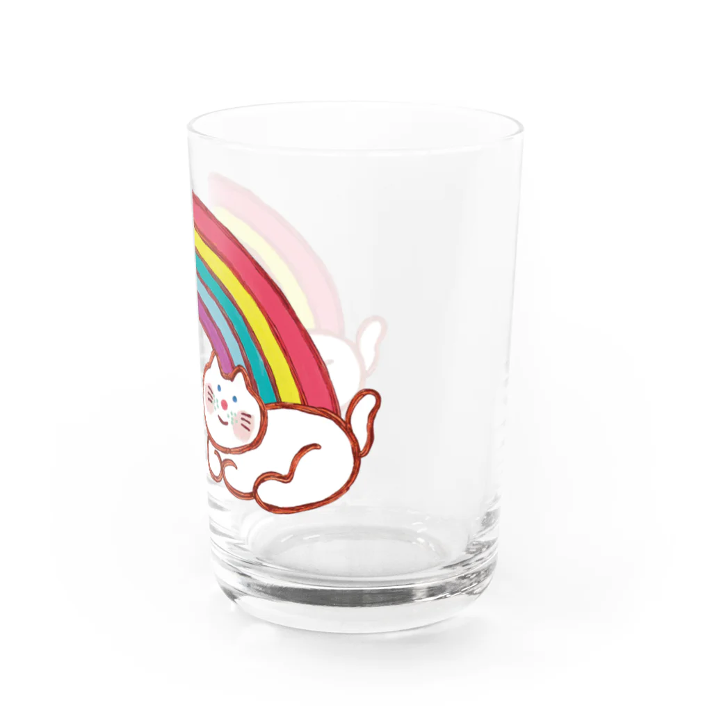 torigaki harukaのにじがかかったねこ Water Glass :right