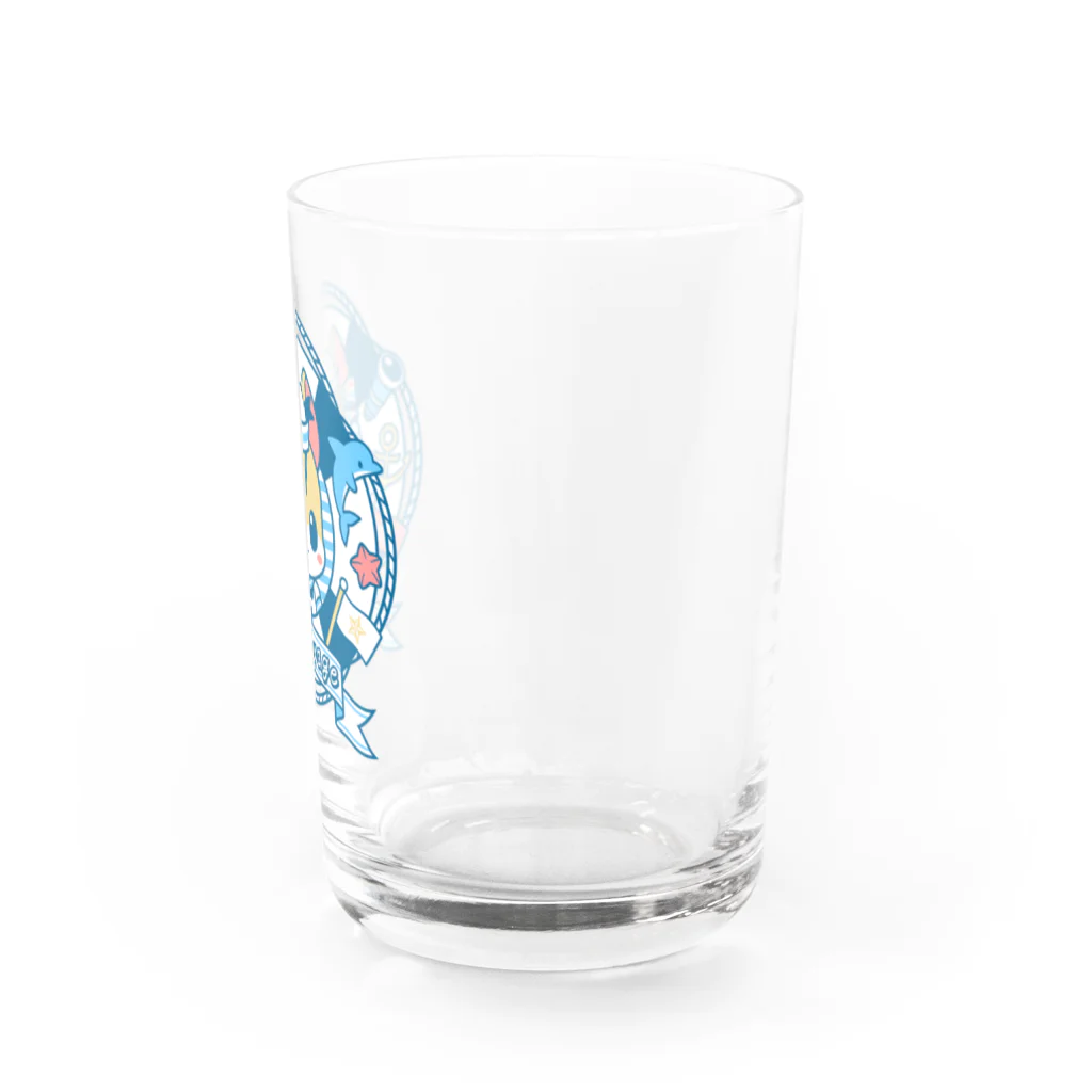 ☀️ひなたぼっくすの🐿デコりす マリンセーラー Water Glass :right