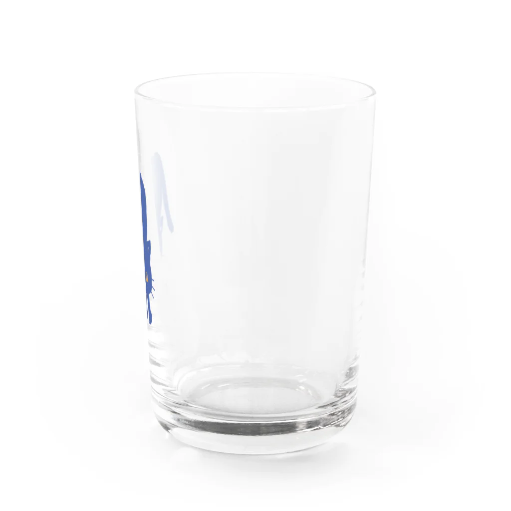 猫(gnp)の黒猫Pのおねだり Water Glass :right