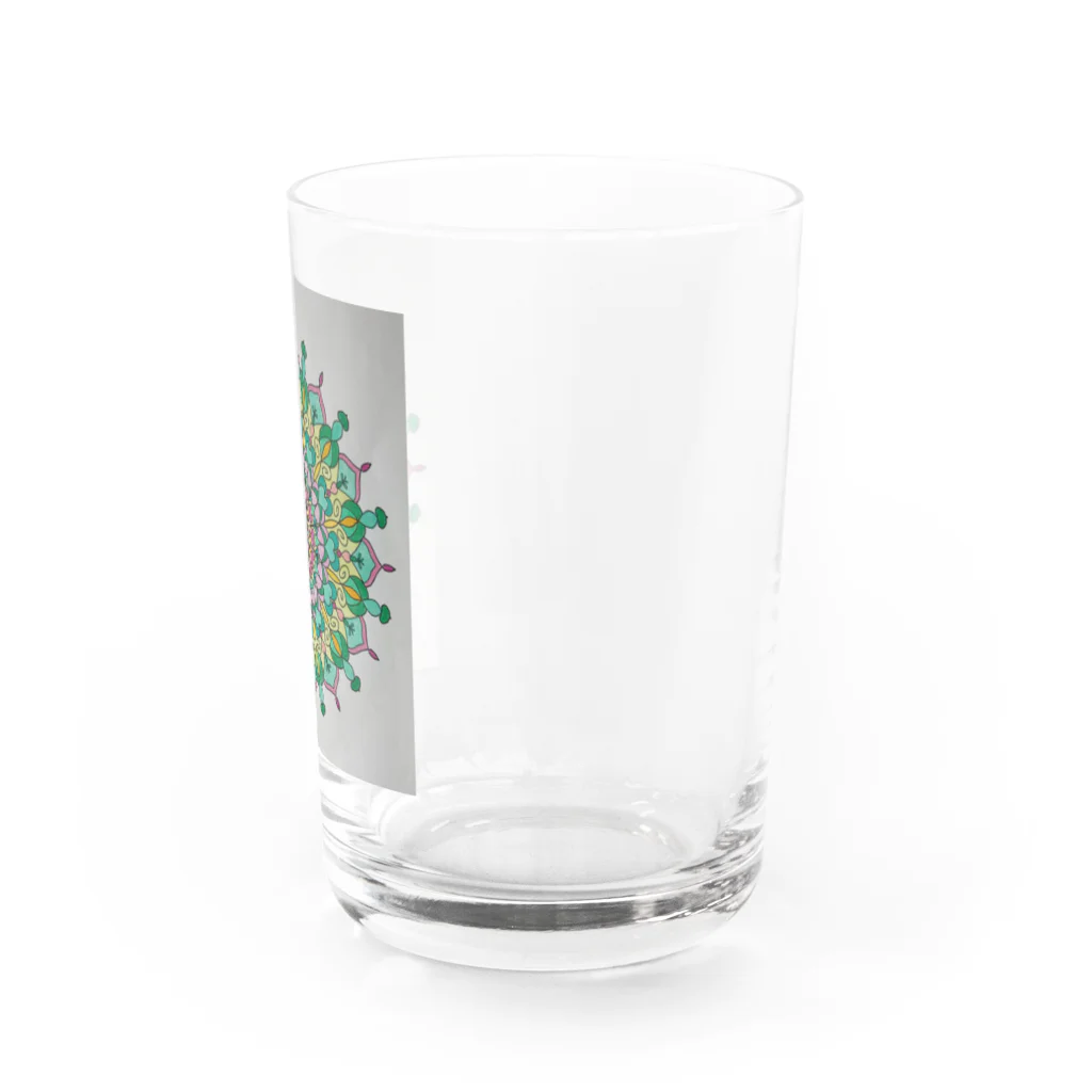 アトリエ　ＳＵＰＵのマンダラGREEN Water Glass :right