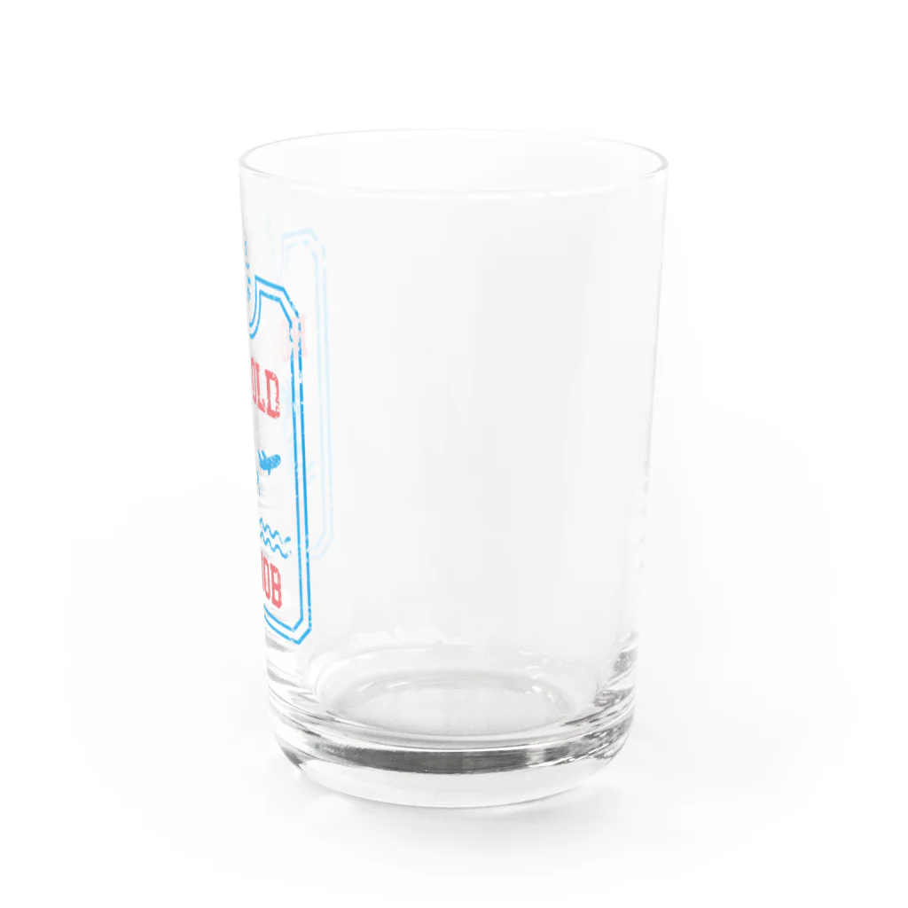 寒がりモンスターの冬と仕事のない国の入国スタンプ Water Glass :right