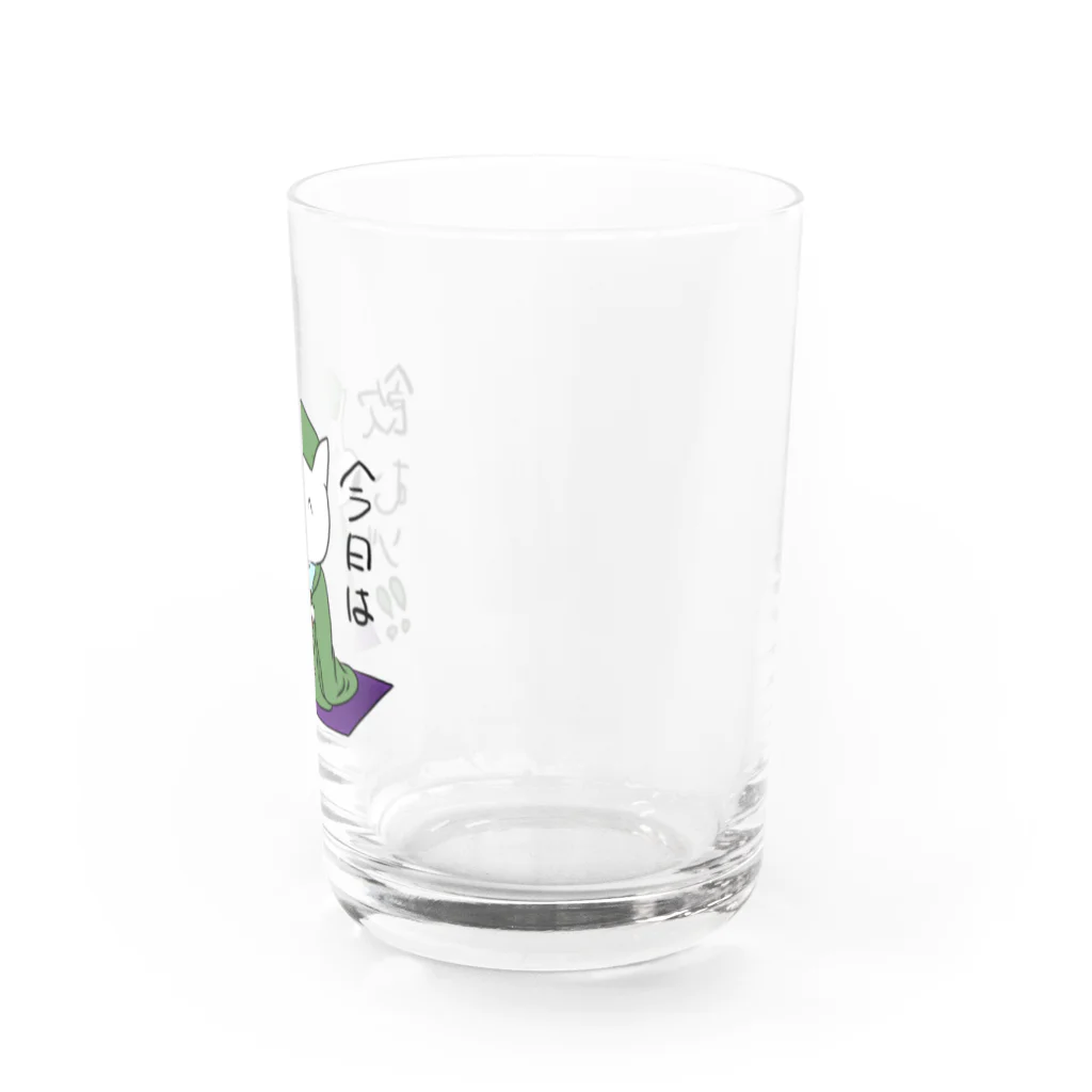 よぴ屋の千利いぬ Water Glass :right