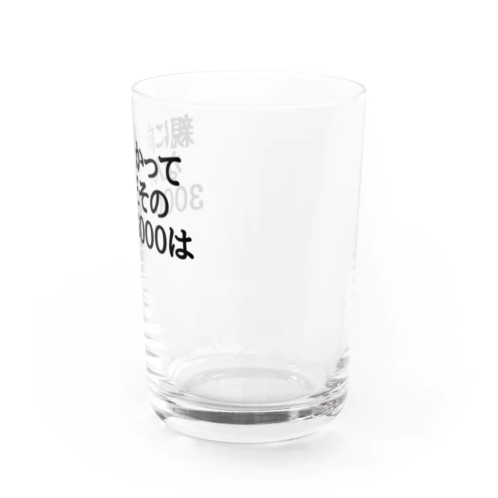 パブジワの親に向かってなんだその3000-6000は Water Glass :right