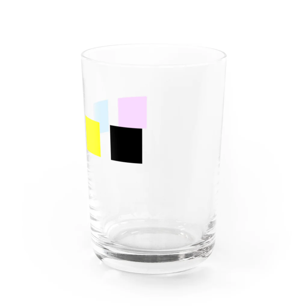 25th_ketchupのとにかくシンプルなYMCK Water Glass :right