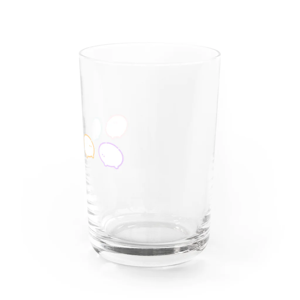 かじきのまるくカラフル Water Glass :right