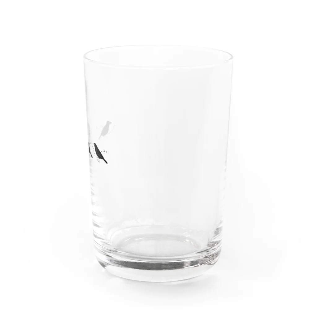 たまごの木の3カラス Water Glass :right